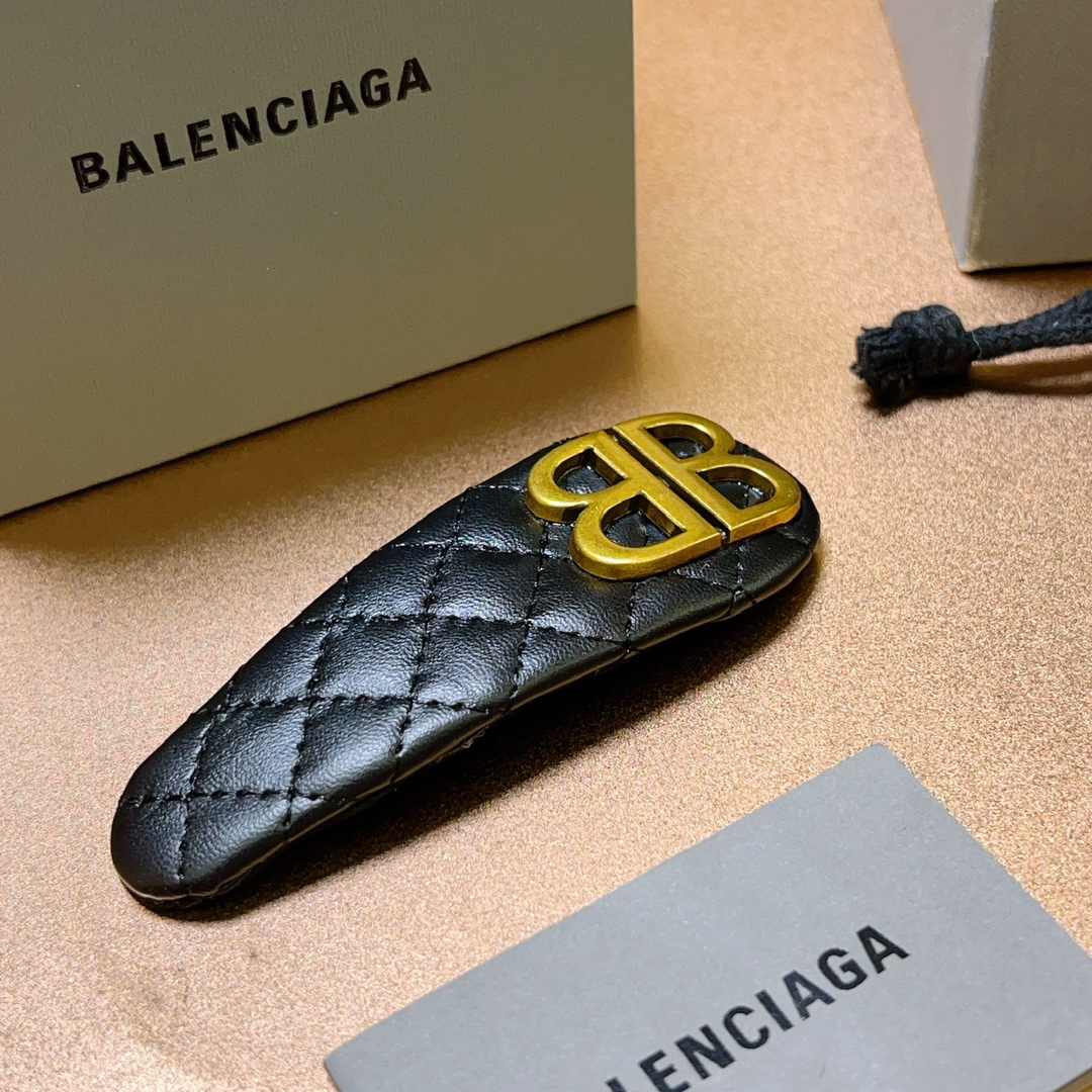 Balenciaga hairpin double B letter hairpin