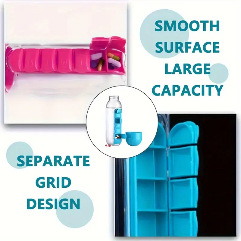 💊💊Three-in-one multifunctional medicine box water cup(🎉Flash Sale - 50% Off)