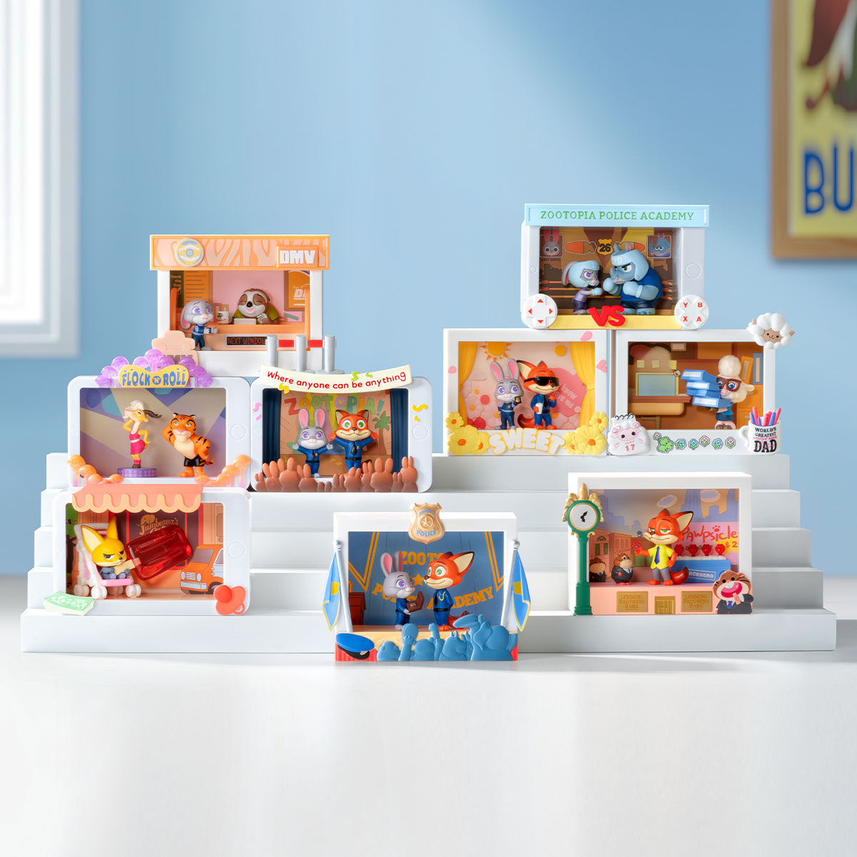 POP MART Zootopia Highlight Moment Series Scene Sets [1 Blind Box]