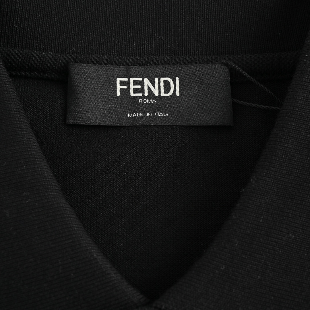 Fendi classic monster eyes Polo short sleeve