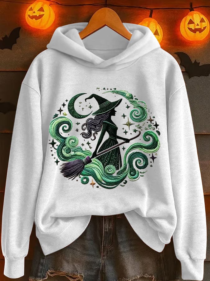 🔥Buy 3 Get 10% Off🔥Women's Halloween Print Hooded Sweatshirt