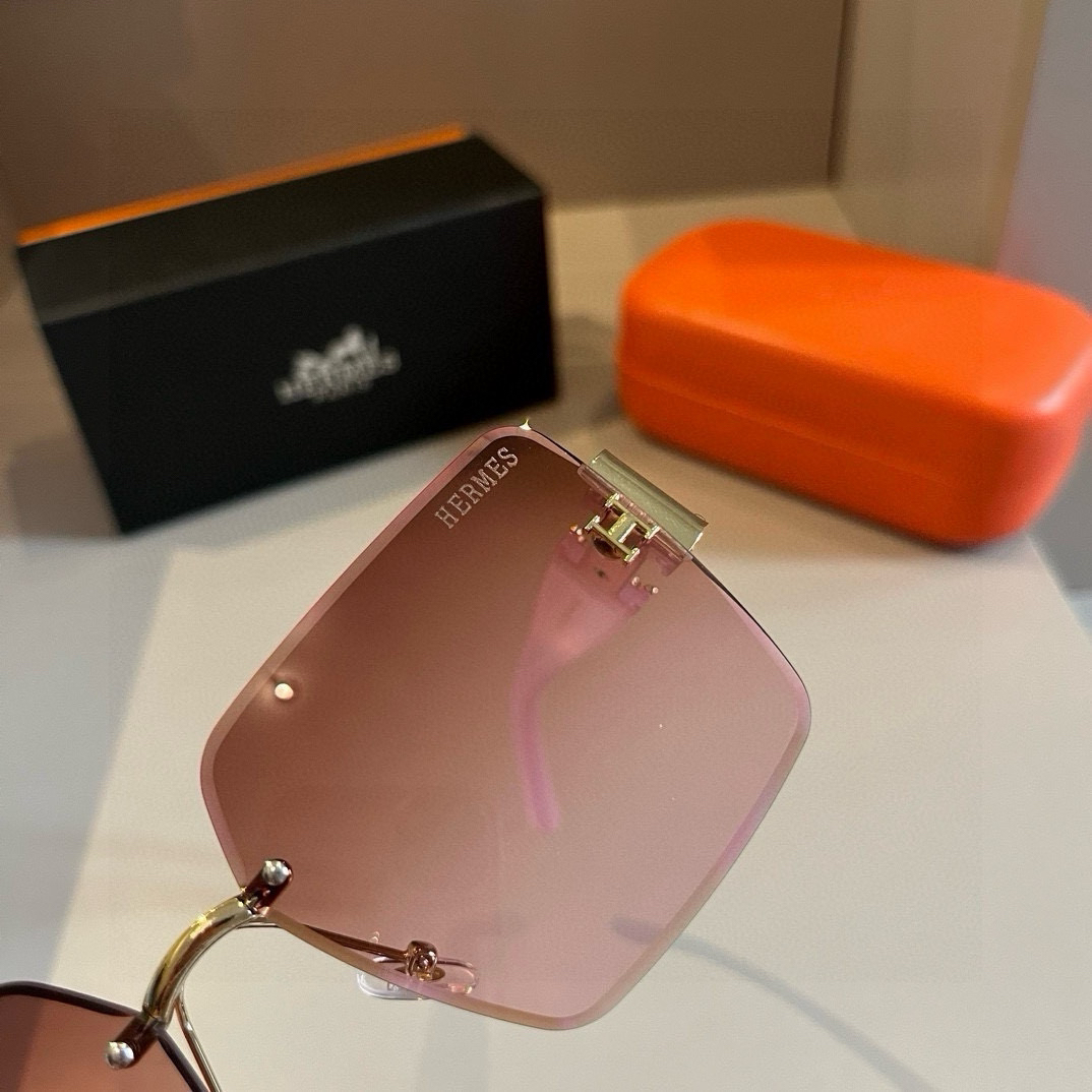Hermes rimless sunglasses