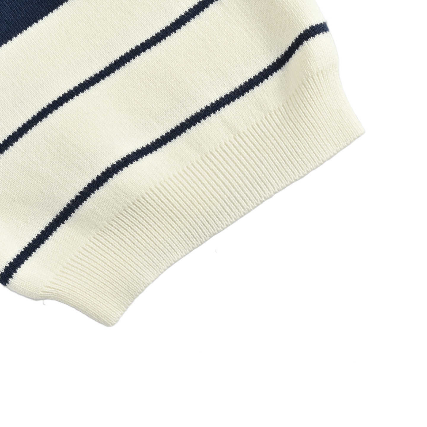 Gucci 25ss striped knitted Polo short-sleeved