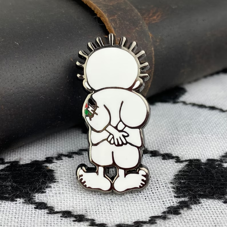 Watermelon Poloroid Hard Enamel Pin