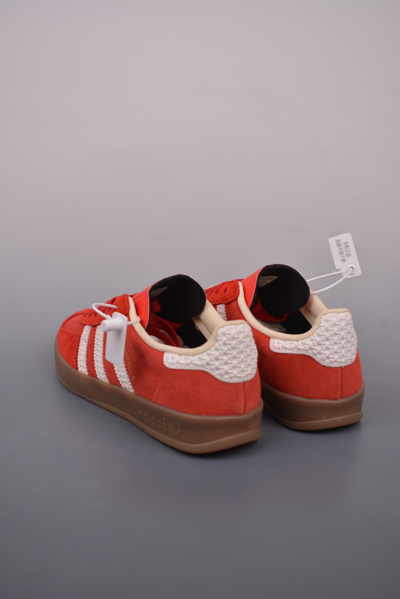 Adidas Gazelle Indoor Trainers Red and White IF1808