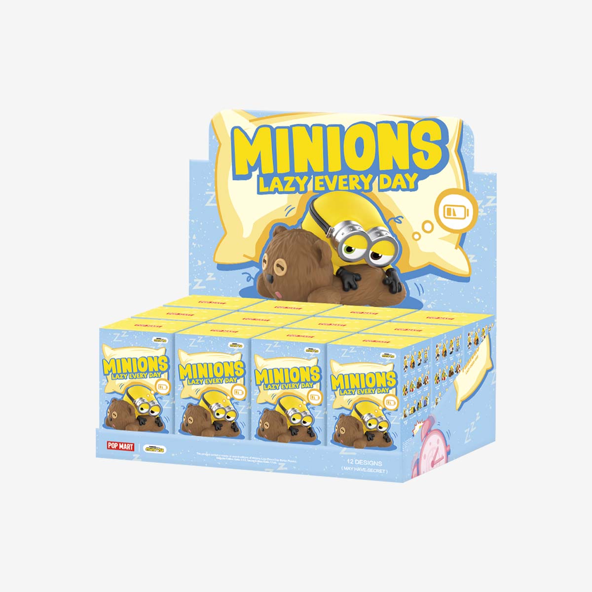 POP MART Minions Lazy Every Day Series Figures [1 Blind Box]