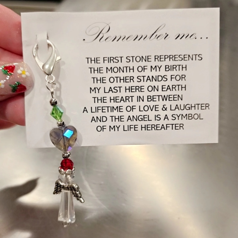 Remember Me Angel Charm/Keychain