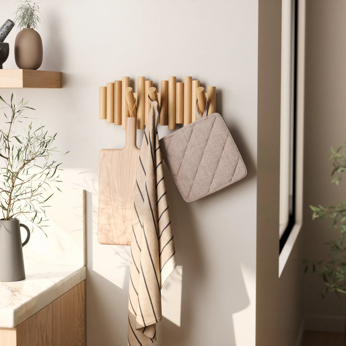 🔥On Sale 49% OFF🔥Picket 5 Wall Hooks