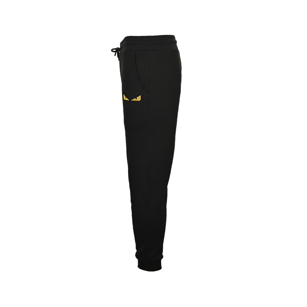 Fendi 24Fw Toothbrush Embroidered Monster Eyes Plush Trousers