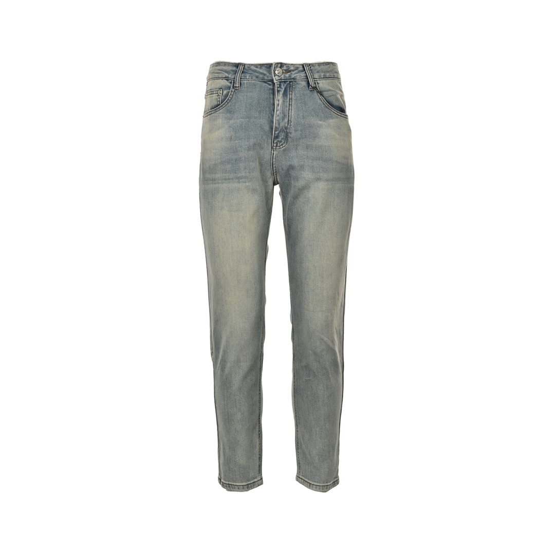 Burberry TB Warhorse Embroidered Jeans with Back Pockets