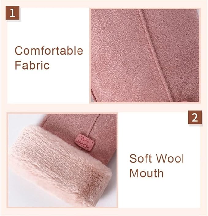 🧤🧤Velvet warm gloves (does not affect the use of mobile phones)