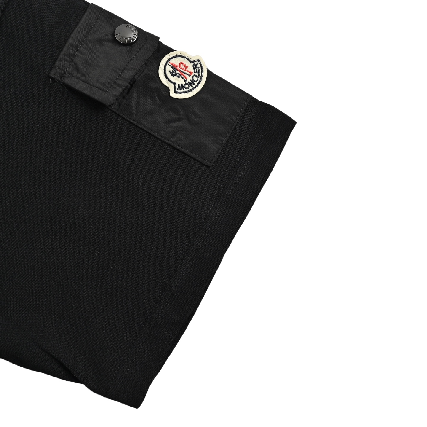 Moncler classic print sleeve pocket short sleeve