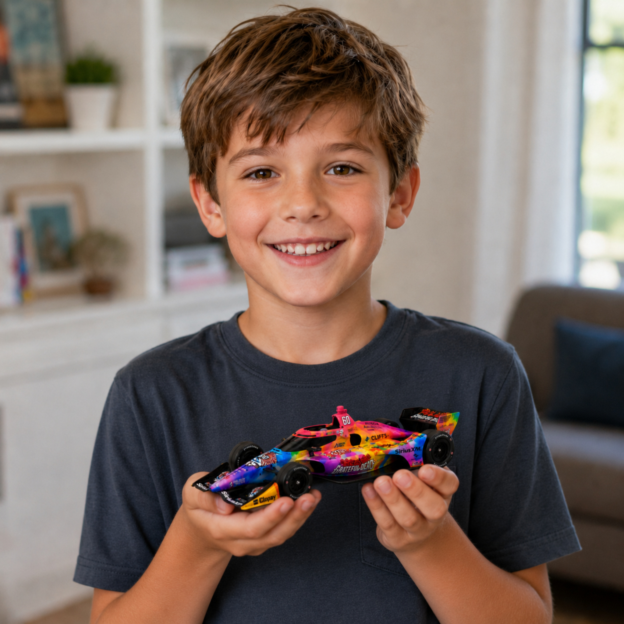 🌈 SiriusXM x CREED 2025 Indy 500 1:32  Race Car Model 🏎