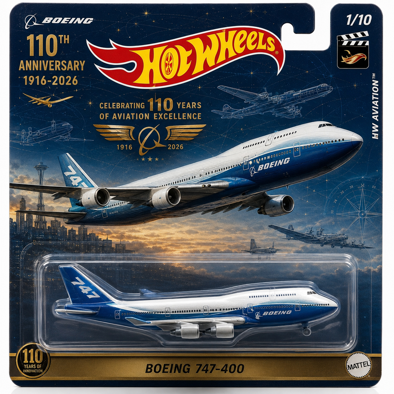 Boeing 110th Anniversary 747-400 Collector’s Edition