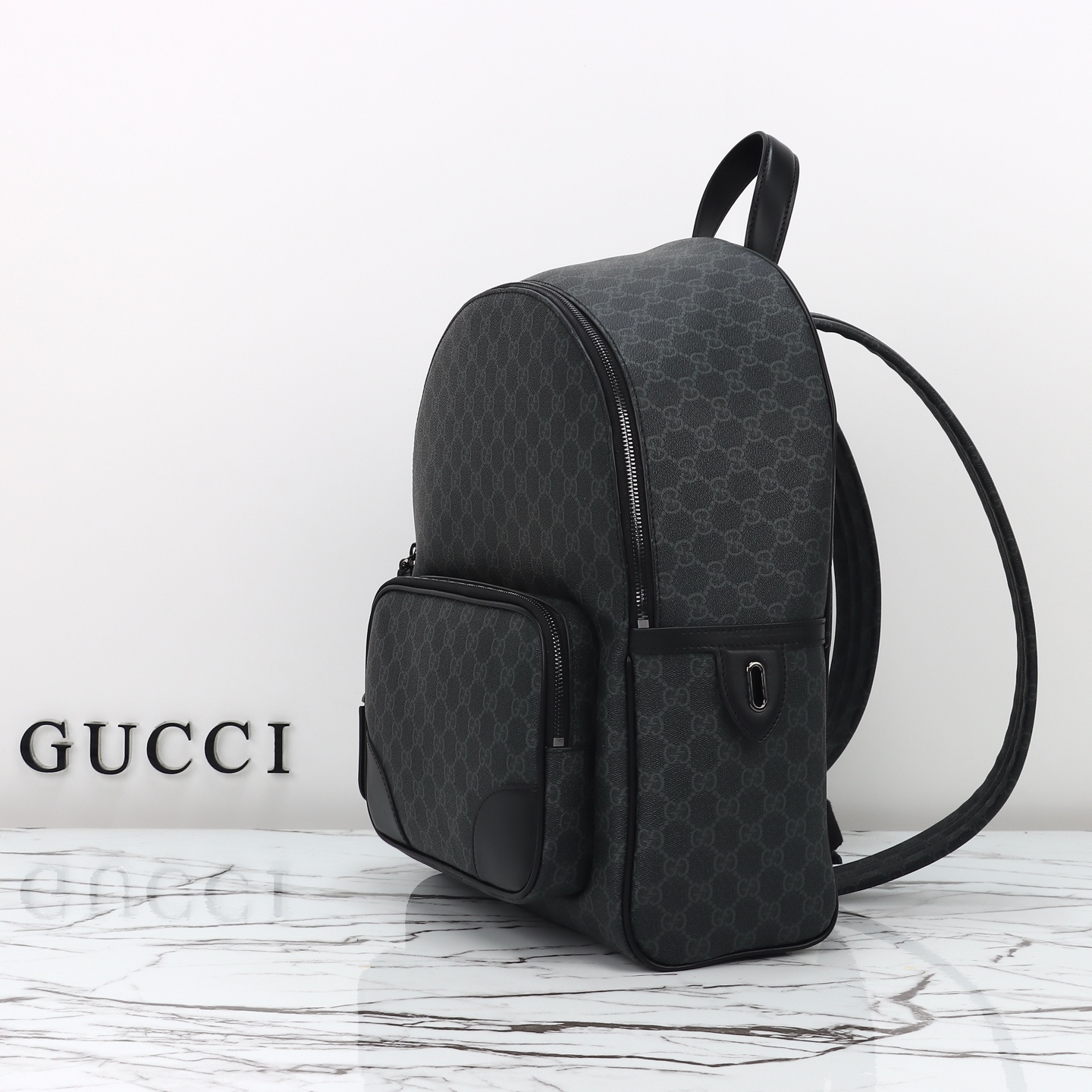 Gucci GG Emblem medium backpack 821159 FAED4 1000