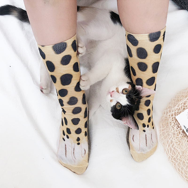 🔥Early Christmas Sale-50% OFF🔥(1SET/6PAIRS)3D Printed Animal Foot Socks-BUY 2SETS GET 10% OFF & FREE SHIPPING