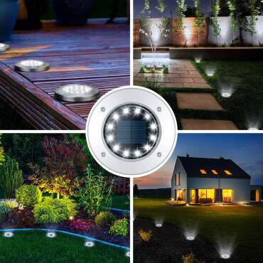🔥BIG Sale NOW🔥 12 LED Garden Solar Ground Light(BUY 4 GET FREE SHIPPING)