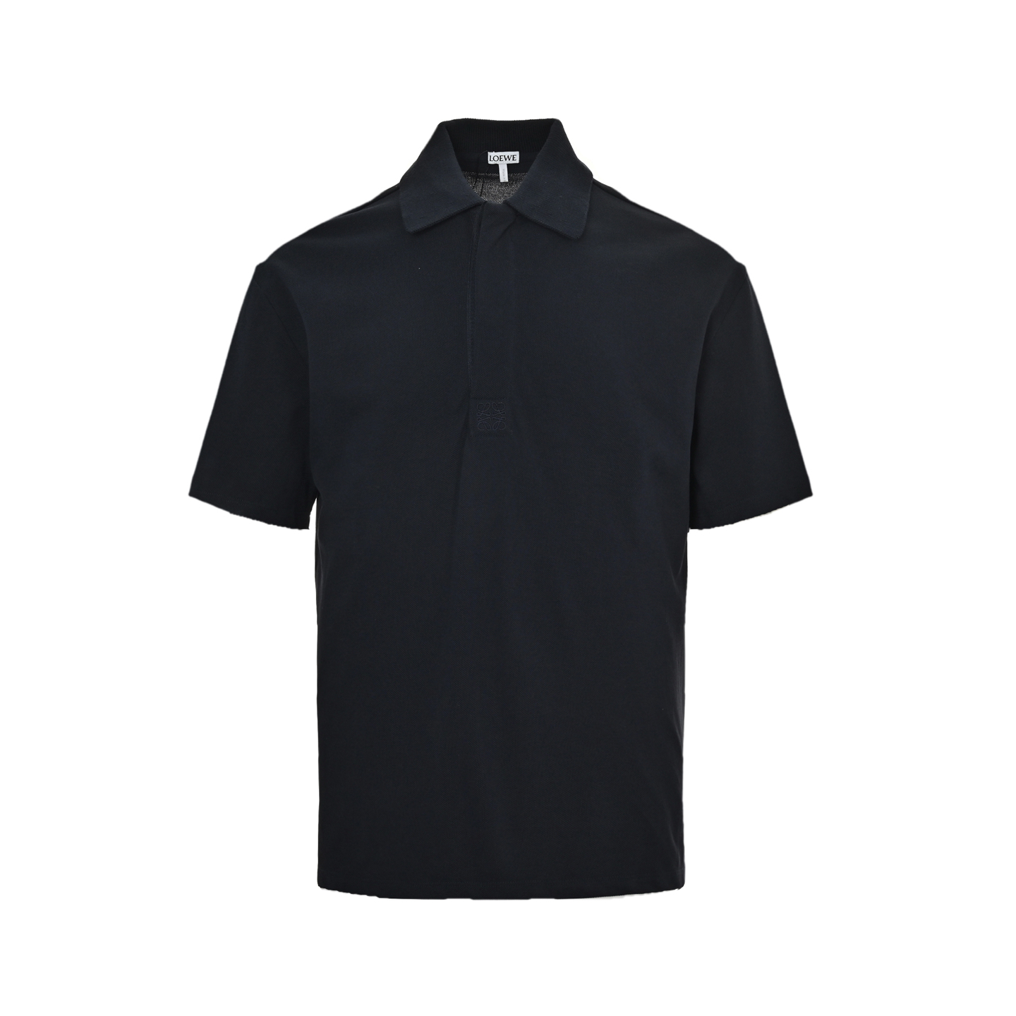 Loewe 25ss Placket Embroidered Logo Polo Short Sleeve