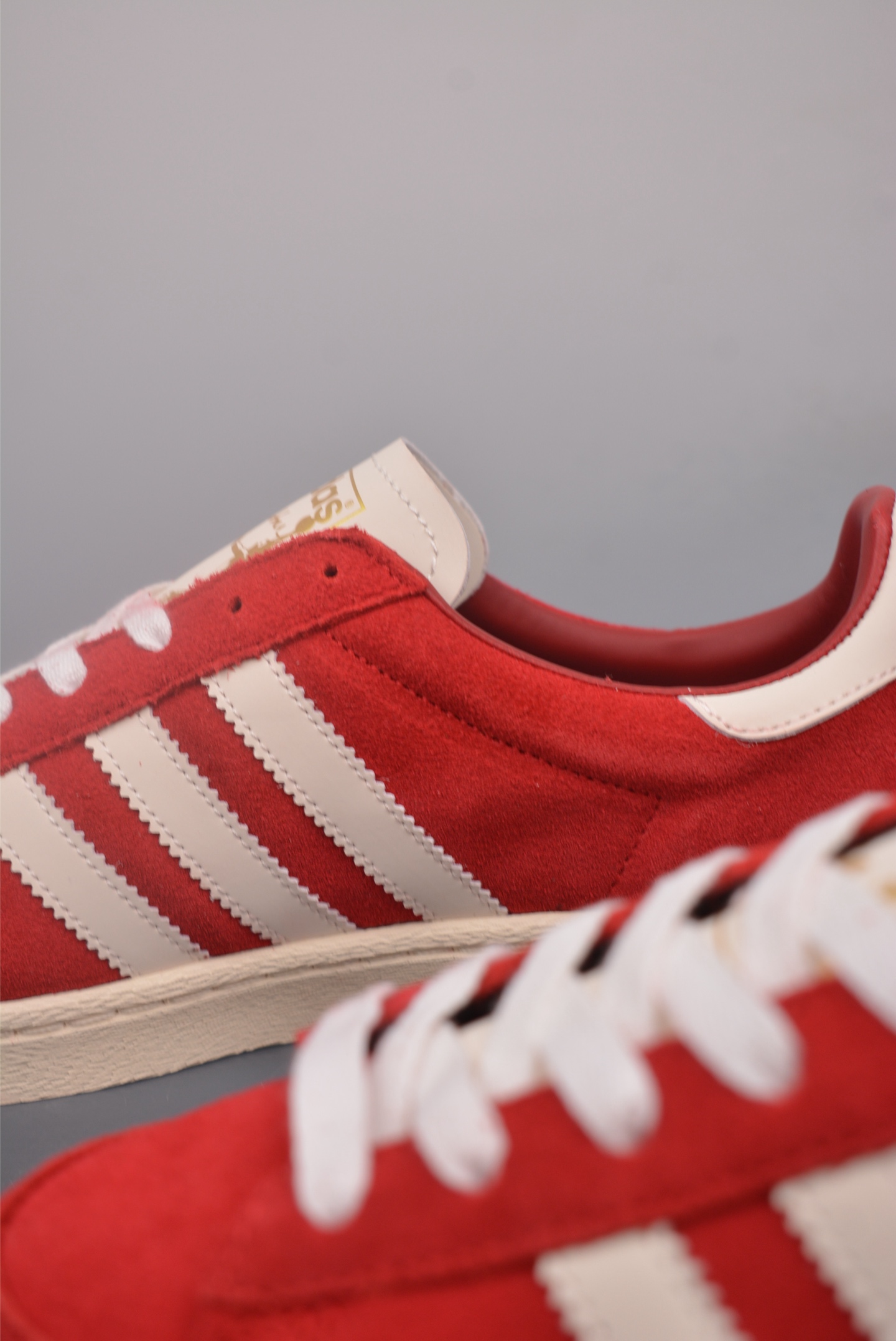 Adidas originals JABBAR LOW red beige white gold label JI3431