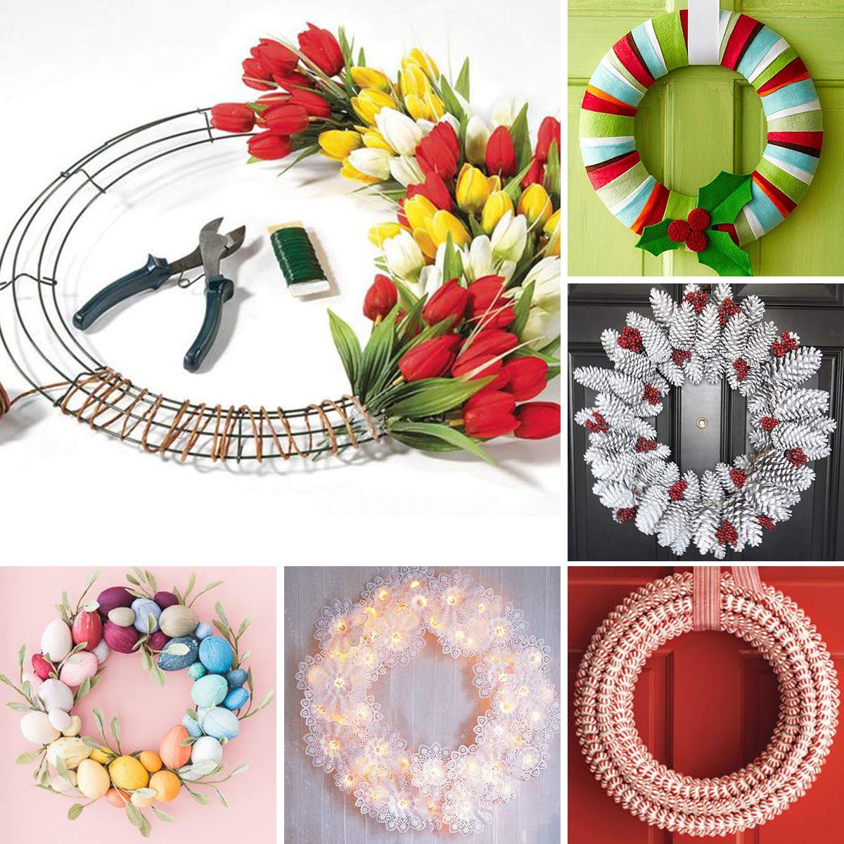 🔥ON SALE🔥DIY 3D Metal Wreath Frame