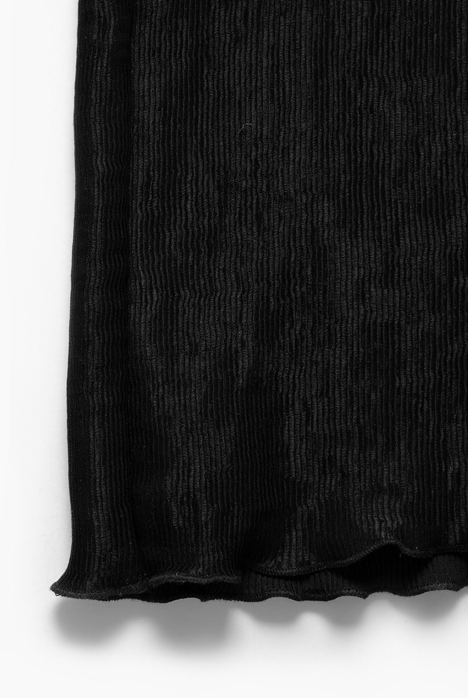 Pantalon negro de pierna amplia