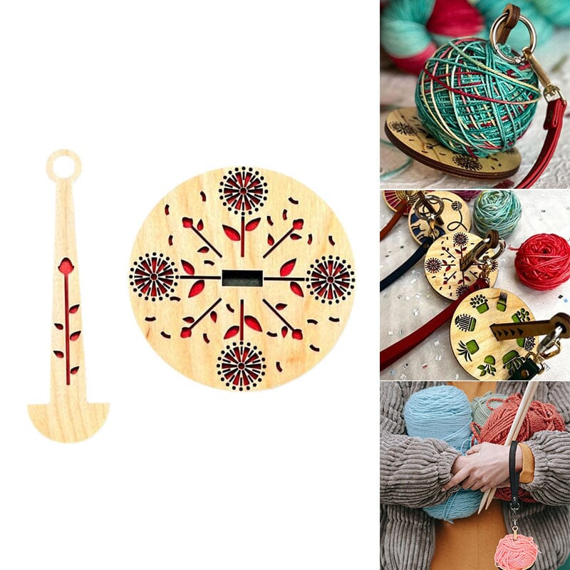 🔥Last Day 50% OFF🔥Wooden Wrist Yarn Holder