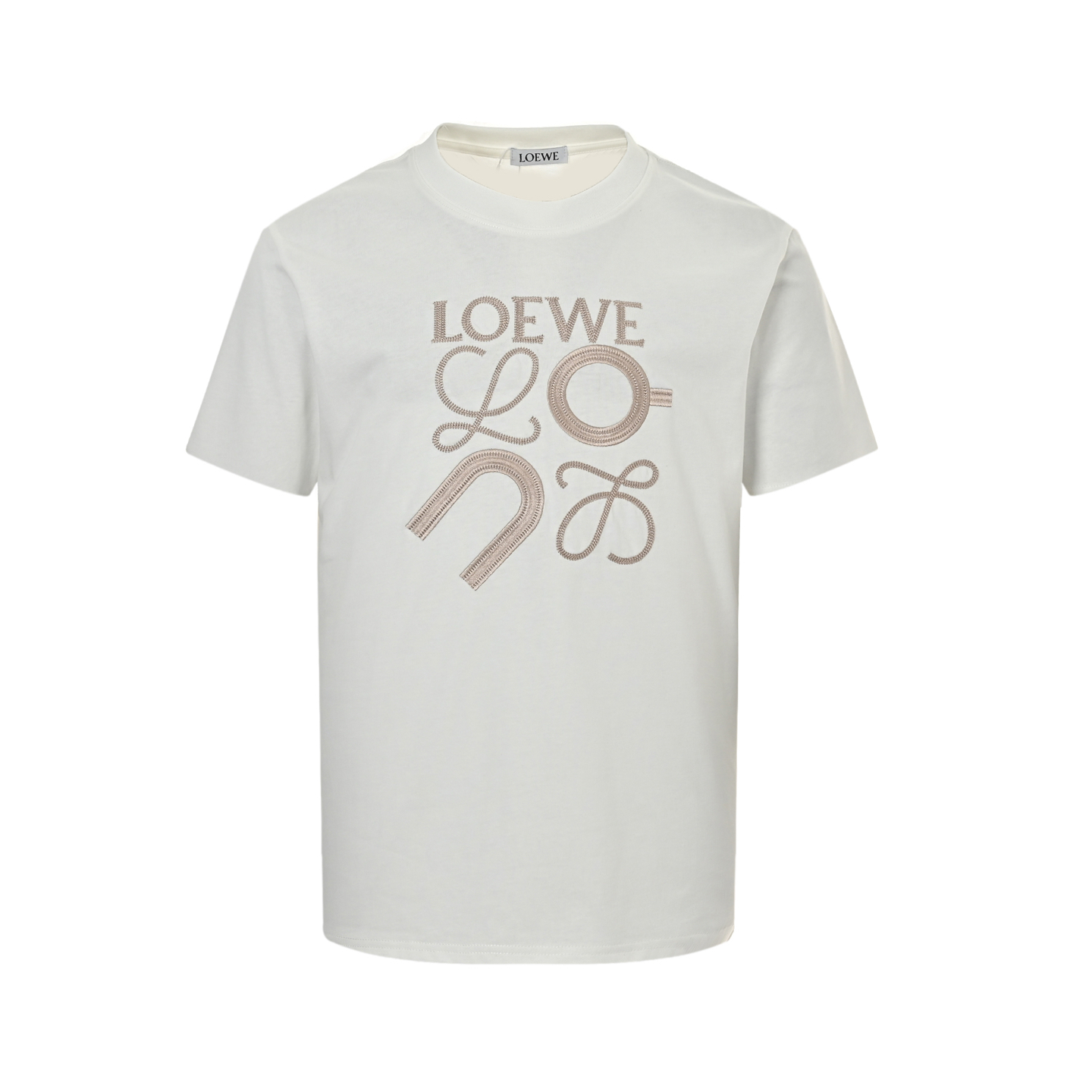 Loewe 25ss Angpao joint embroidered short sleeve