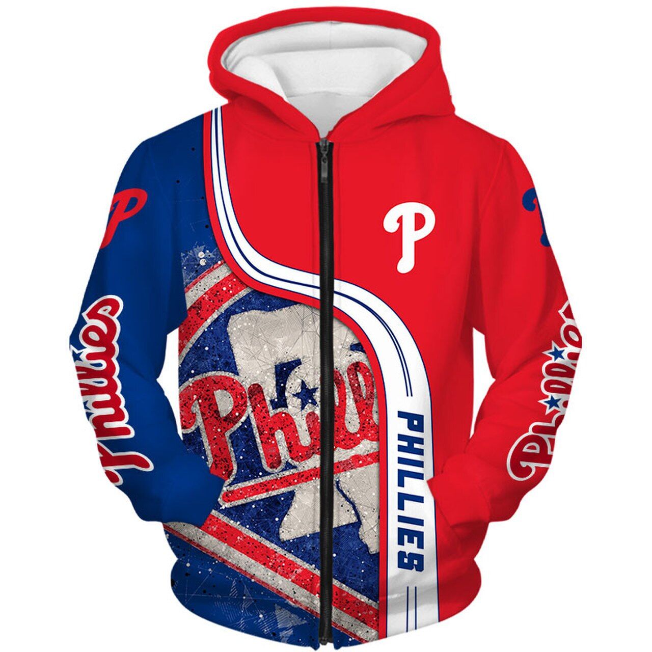 PHILADELPHIA PHILLIES 3D HOODIES PP007