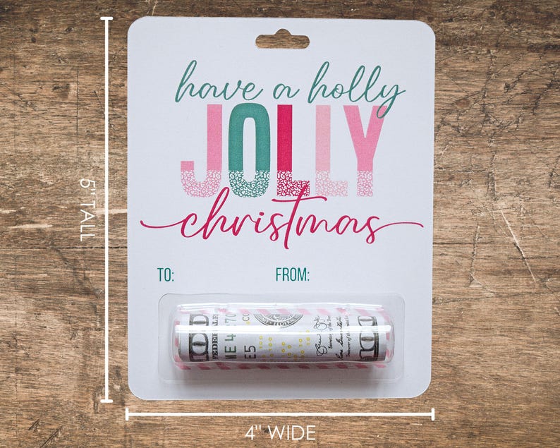 Cute Money Holder Christmas Cash Card