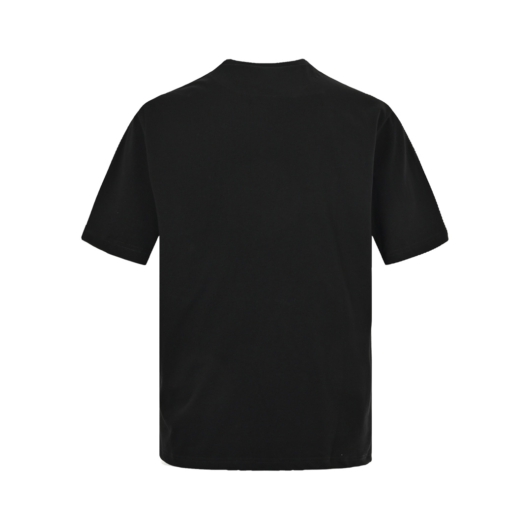 Prada 24ss triangle logo laminated short sleeves