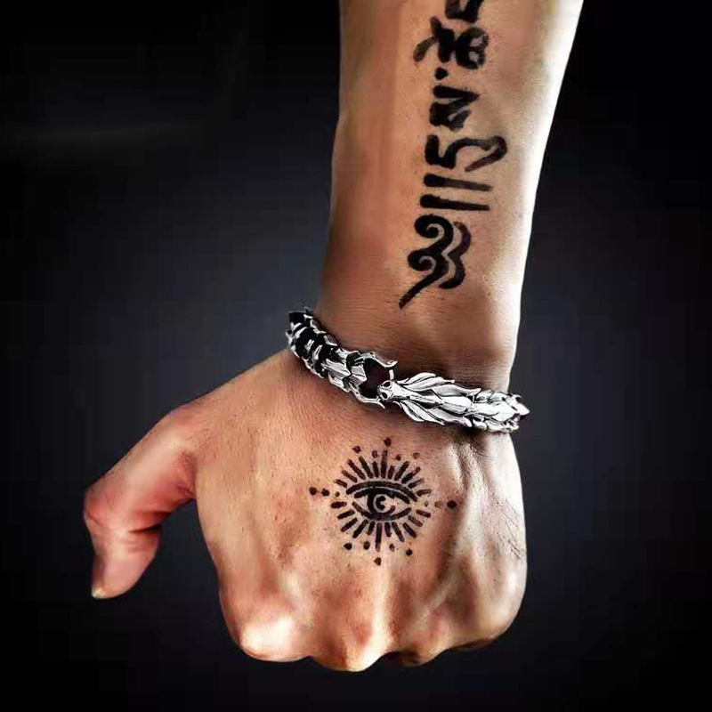 (🔥Last Day Promotion-SAVE 50% OFF)-JORMUNGANDR SCALE BRACELET -STAINLESS STEEL With Exquisite Packaging Box-BUY 2 GET 10% OFF & FREE SHIPPING