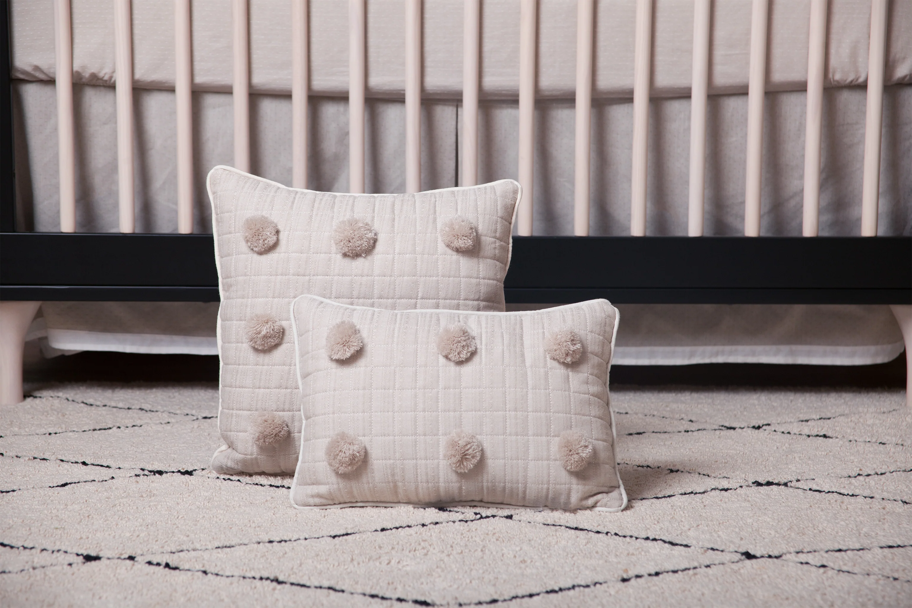 Cojín decorativo cuadrado Beige India