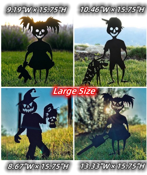 (🔥Hot Sale Now-SAVE 60% OFF)-Cute Ghost Zombie-Metal Yard Art