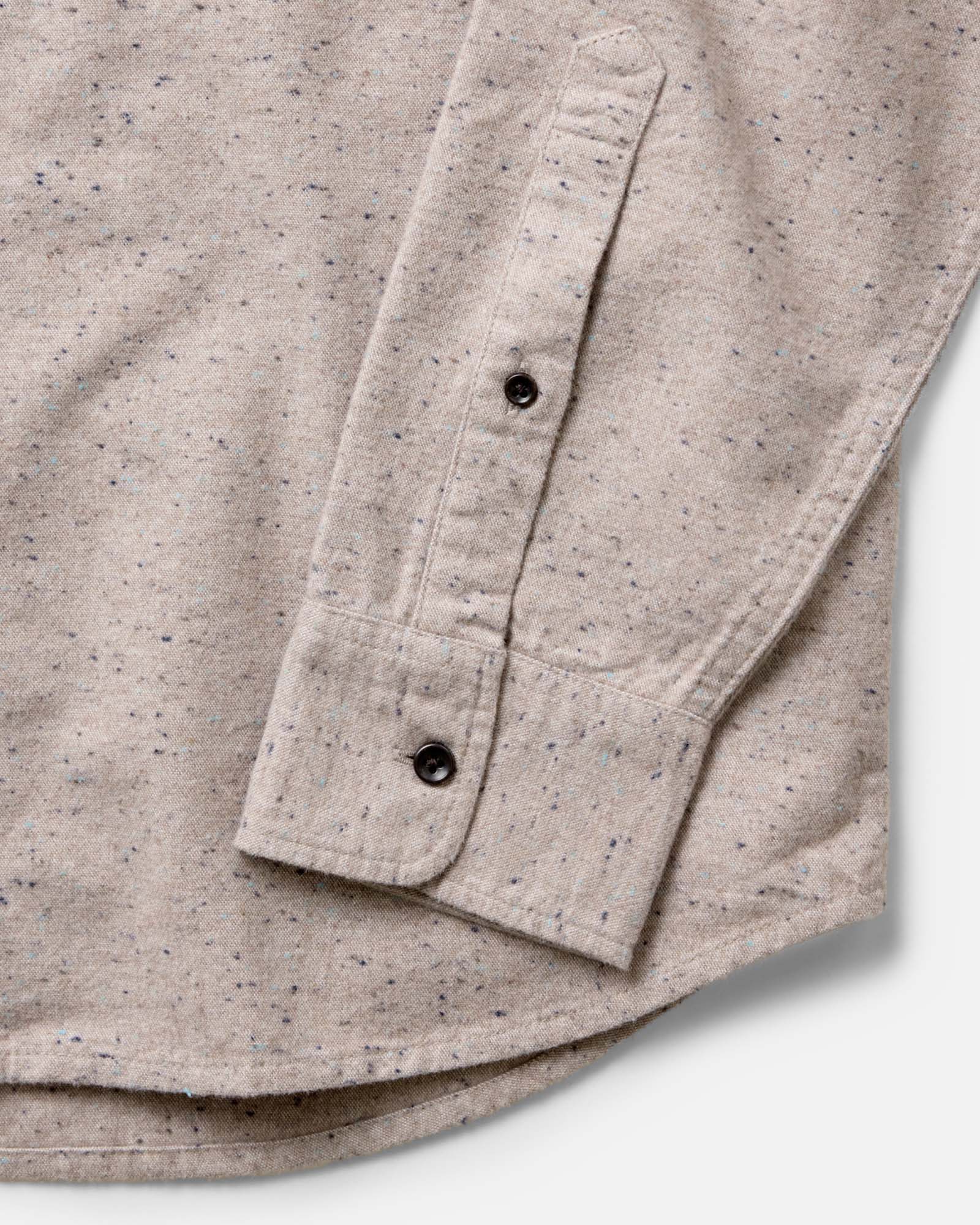 The Yosemite Shirt in Oat Donegal