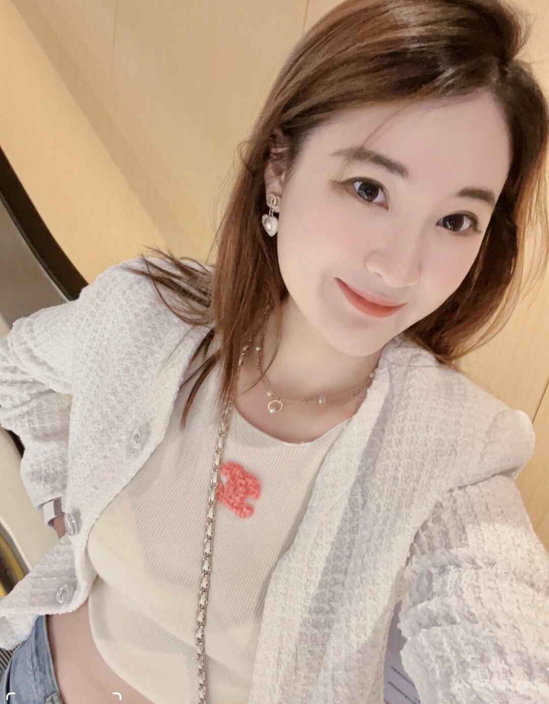 Dior CD Heart Necklace