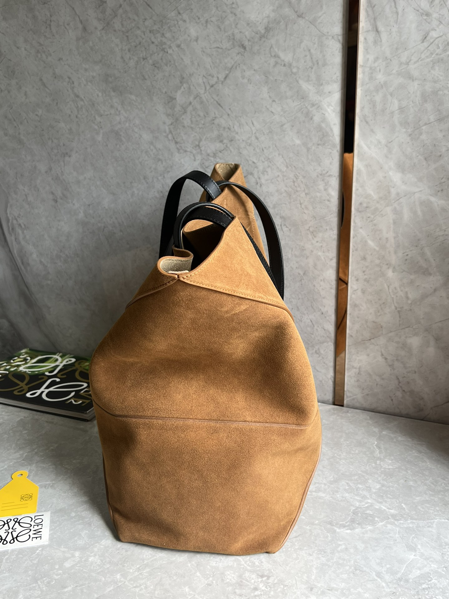 Loewe zzle Fold Large Leather Bag 0692