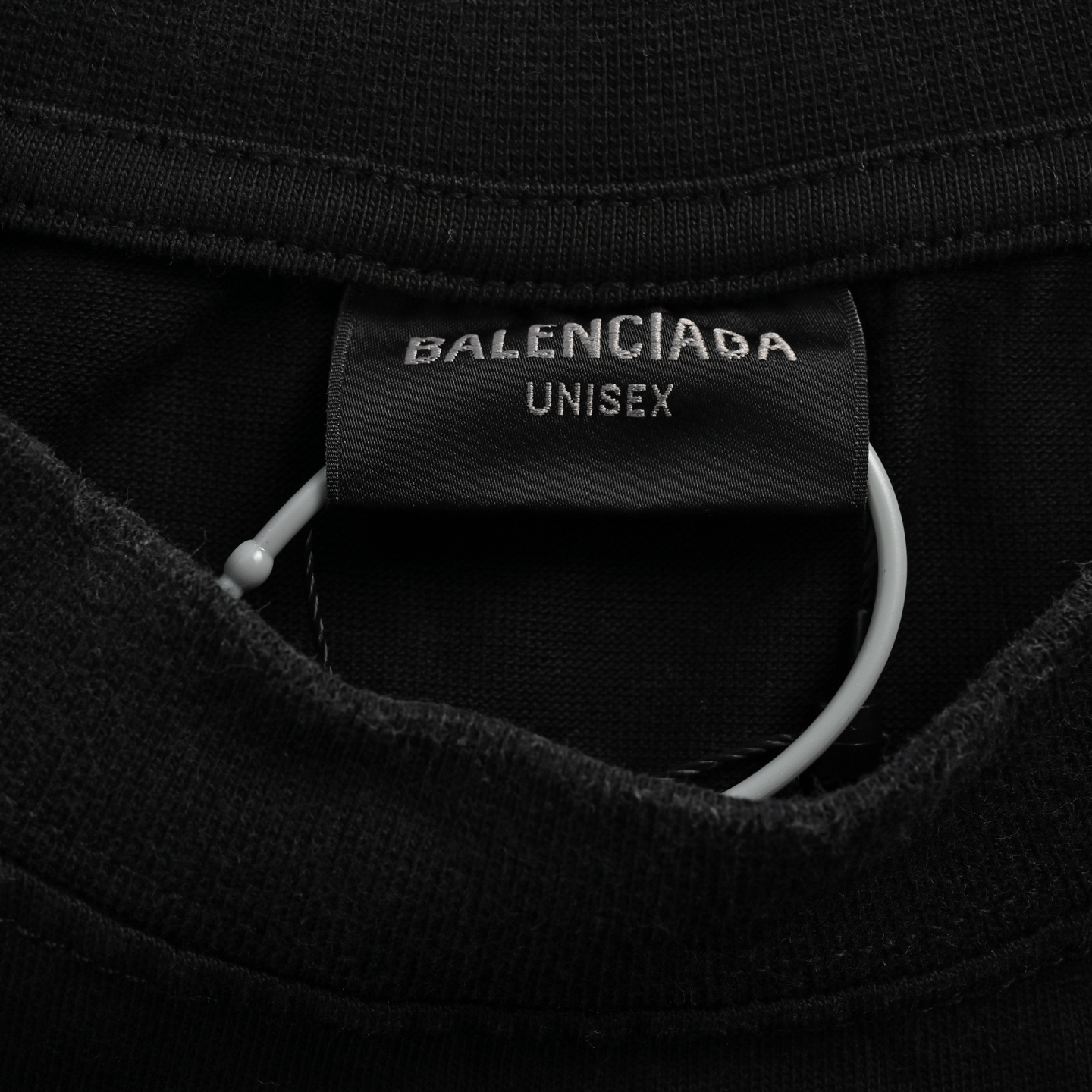 Balenciaga 25ss cracked letter logo print short sleeve