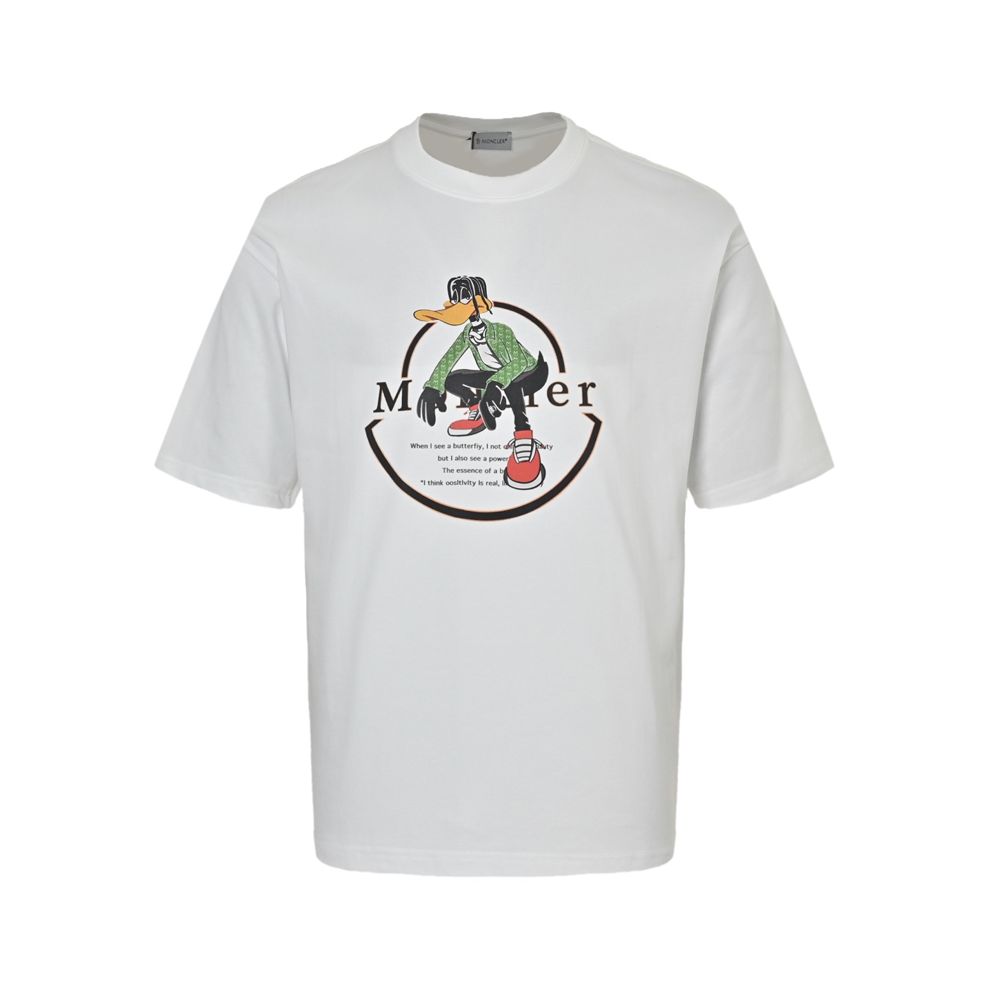 Moncler cartoon character print short sleeves