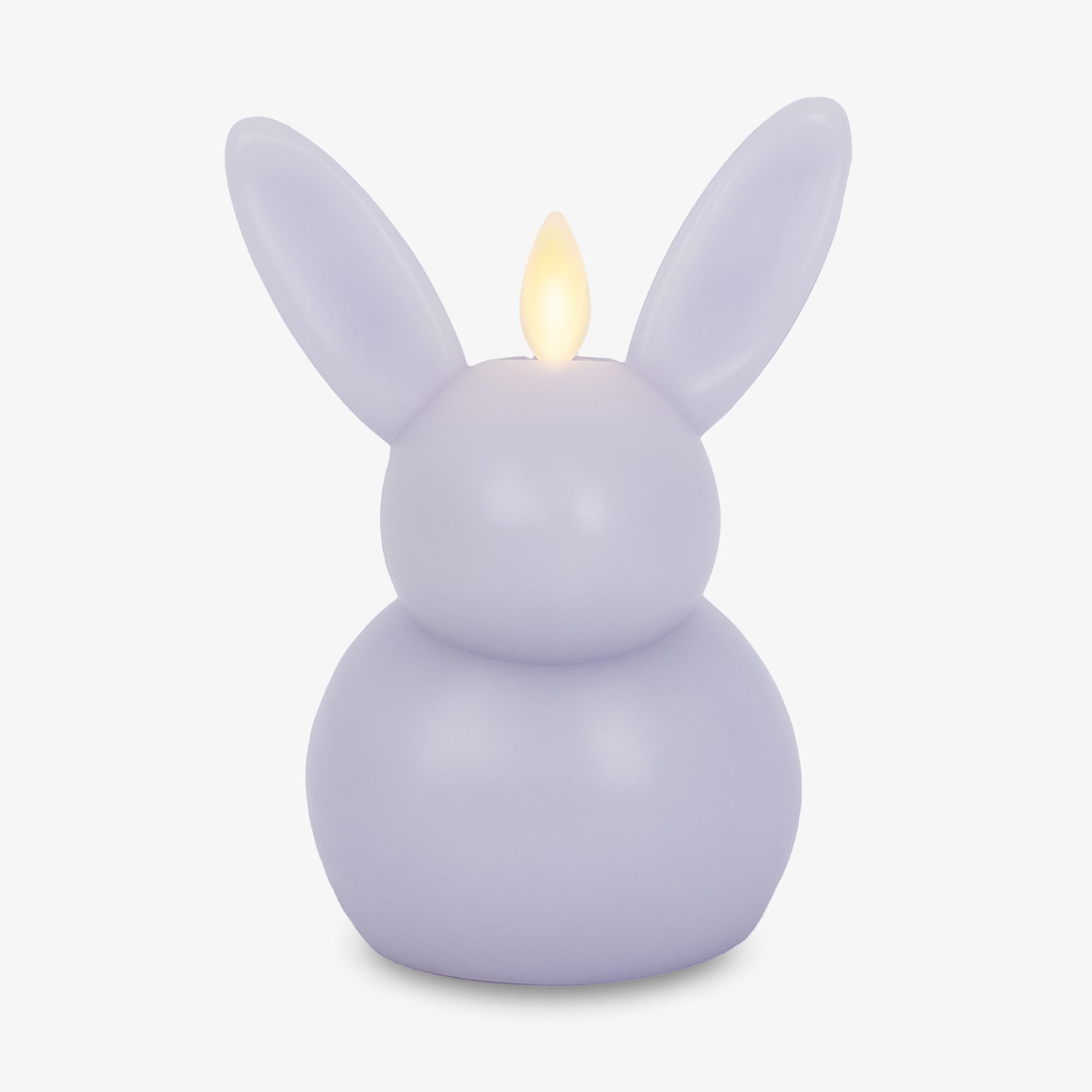 Flickering LED Flame Bunny Candle - AA Batteries