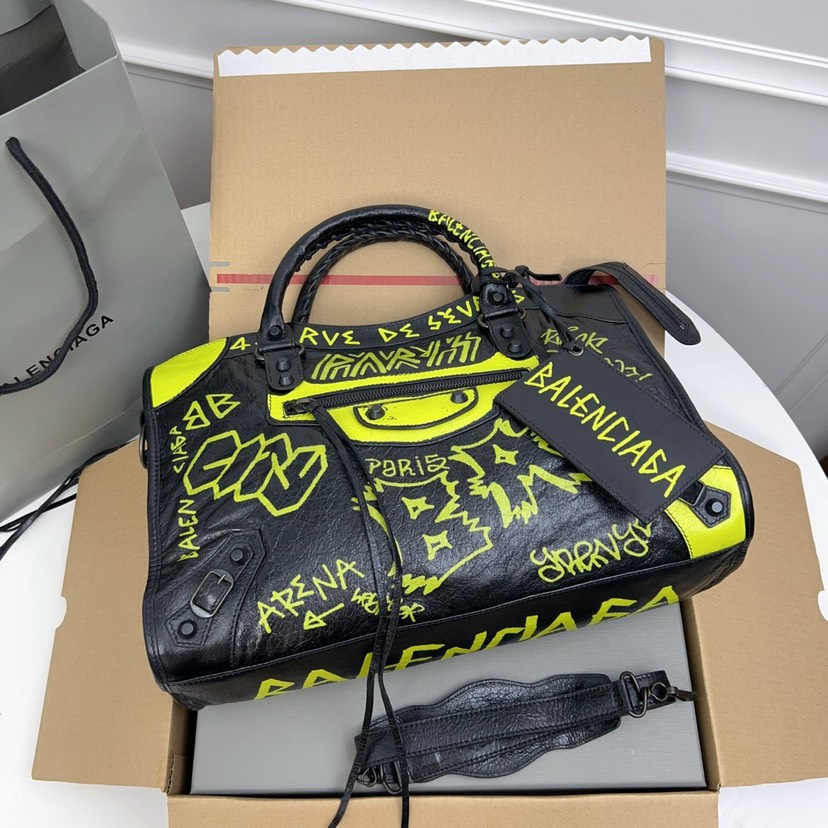 Balenciaga Mini City Graffiti Tote