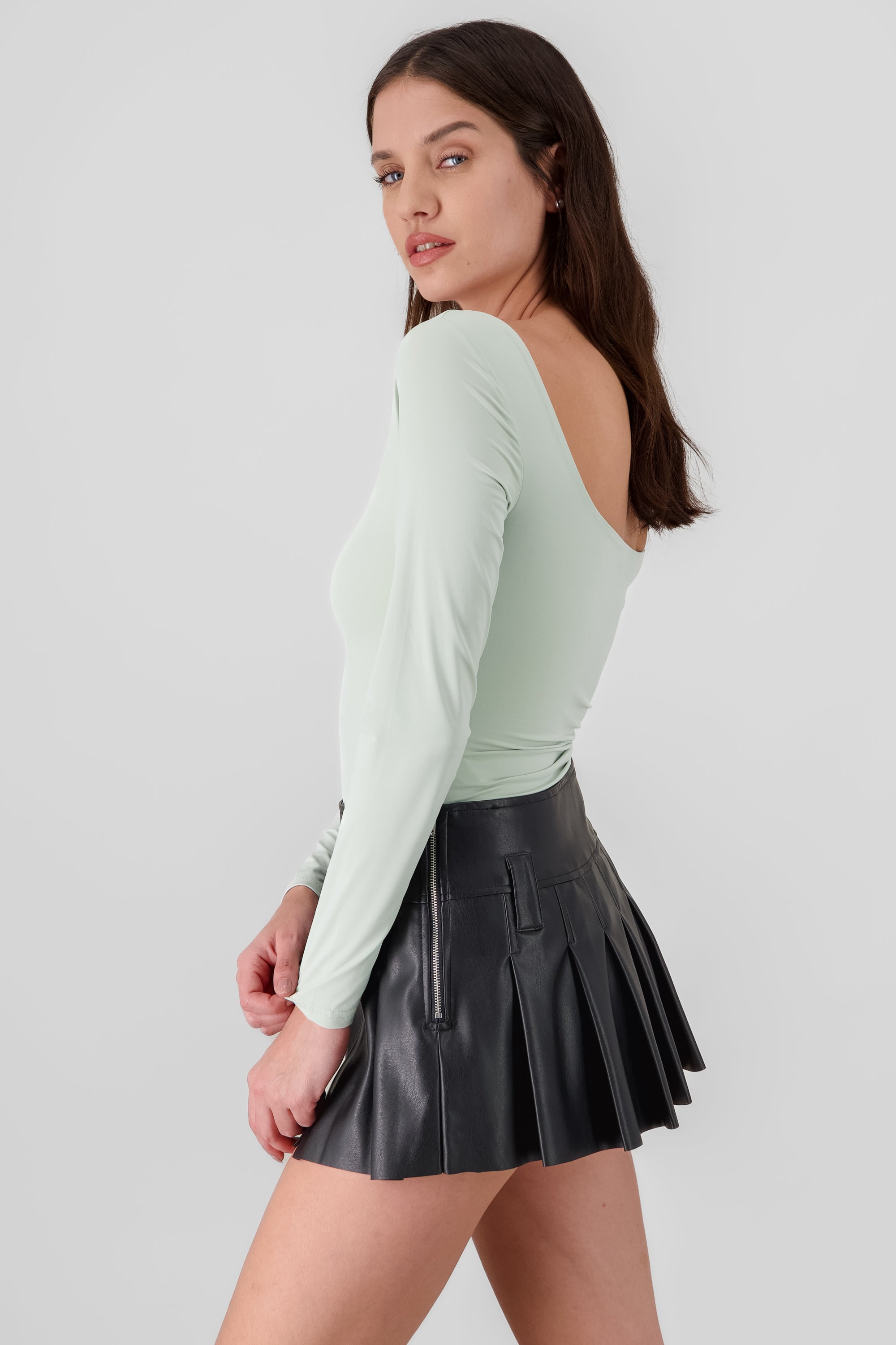 Long Sleeve SquareNeck Top