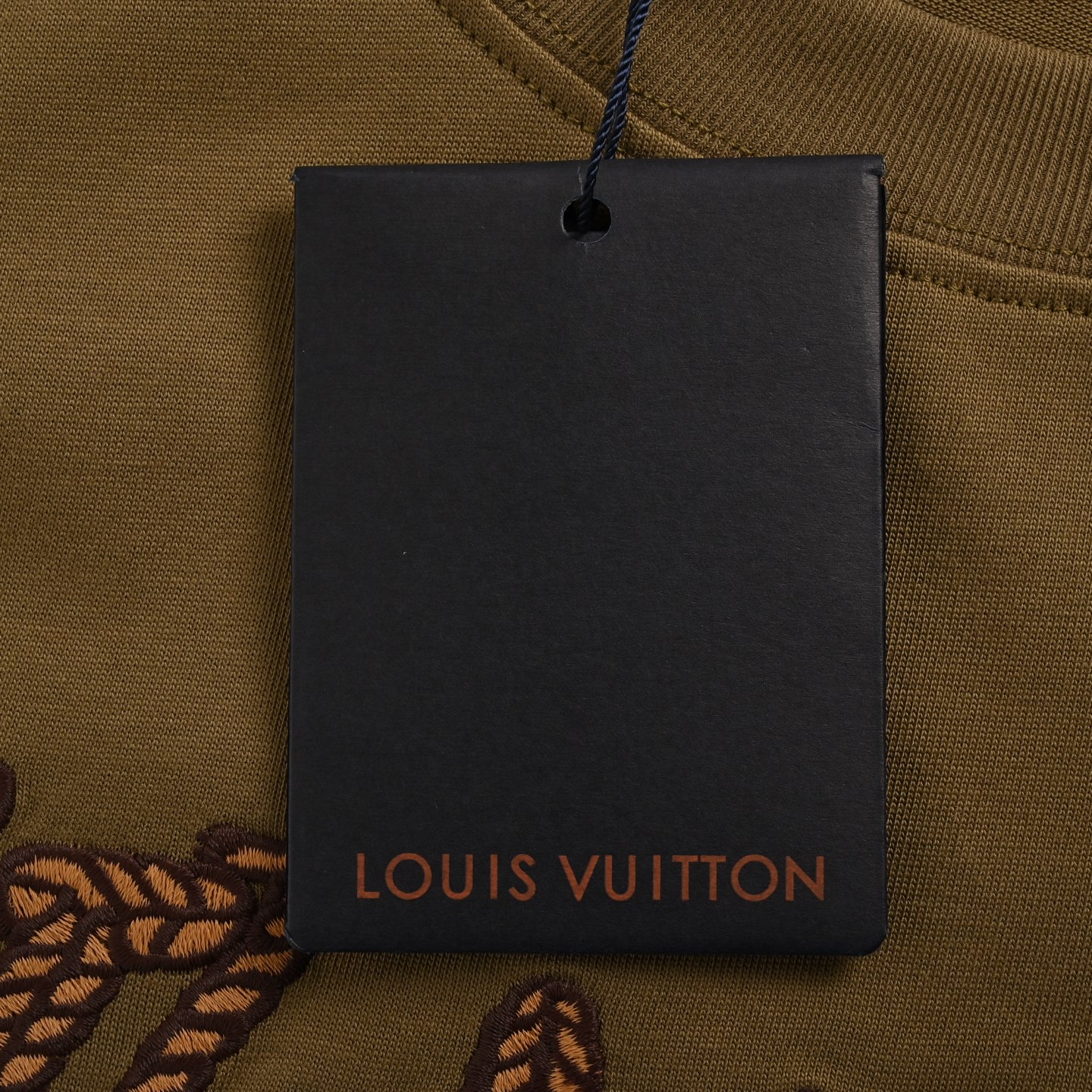 Louis Vuitton 24ss hemp rope knot embroidered short sleeves