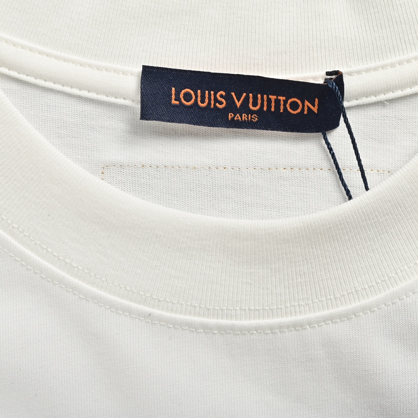 Louis Vuitton 25ss short-sleeved shirt with brocade cloud logo patch embroidery on the back