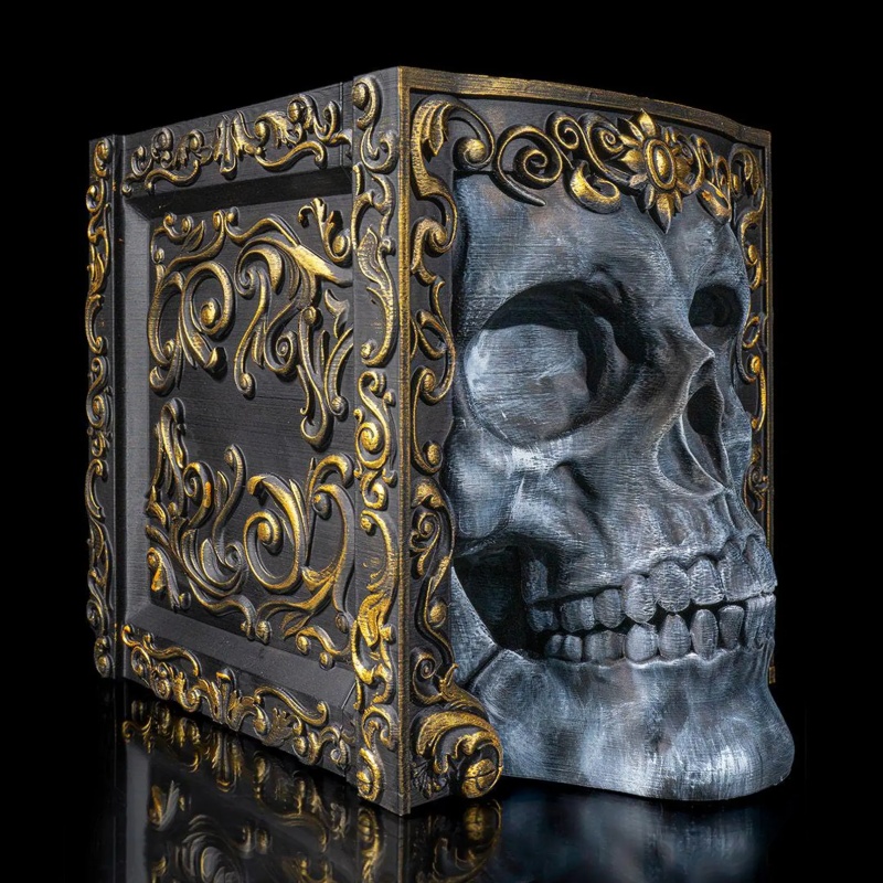 Handmade Skull Wine Bag Dispenser