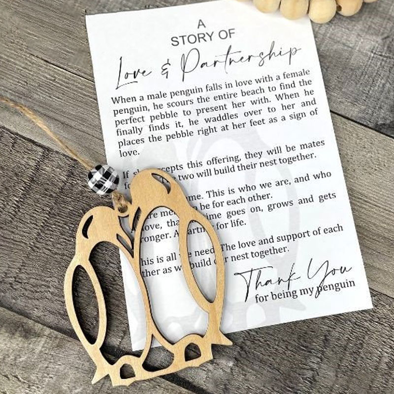 Love - Partnership Penguin Ornament