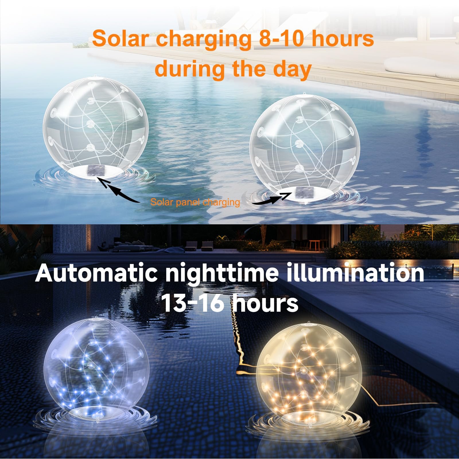 🎉Summer Hot Sale - 49% OFF 🔥Solar Floating Pool Lights🎉Buy 2 Free shipping