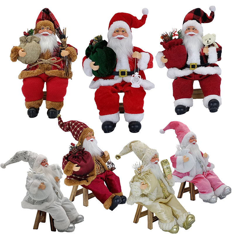 🎅Merry Christmas Decorations for Sitting Santa Claus Christmas ornament 🎅