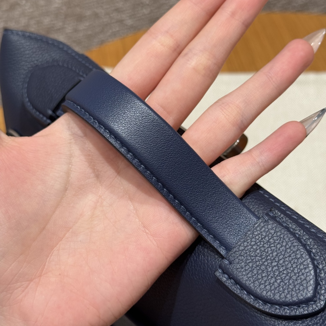 Hermes Kelly2424 73Blue saphir handbag (handmade custom)