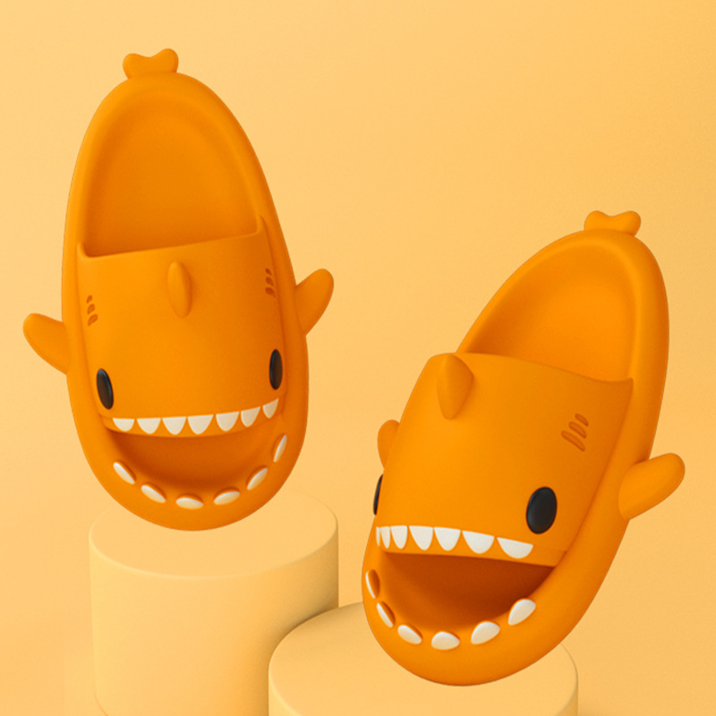 Slippers Funny Shark Cartoon