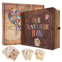 ❤️📚 Our Adventure Book Scrapbook 📸💕 - Retro Style Embossed Letter Cover, Perfect for Travel & Memories 💭